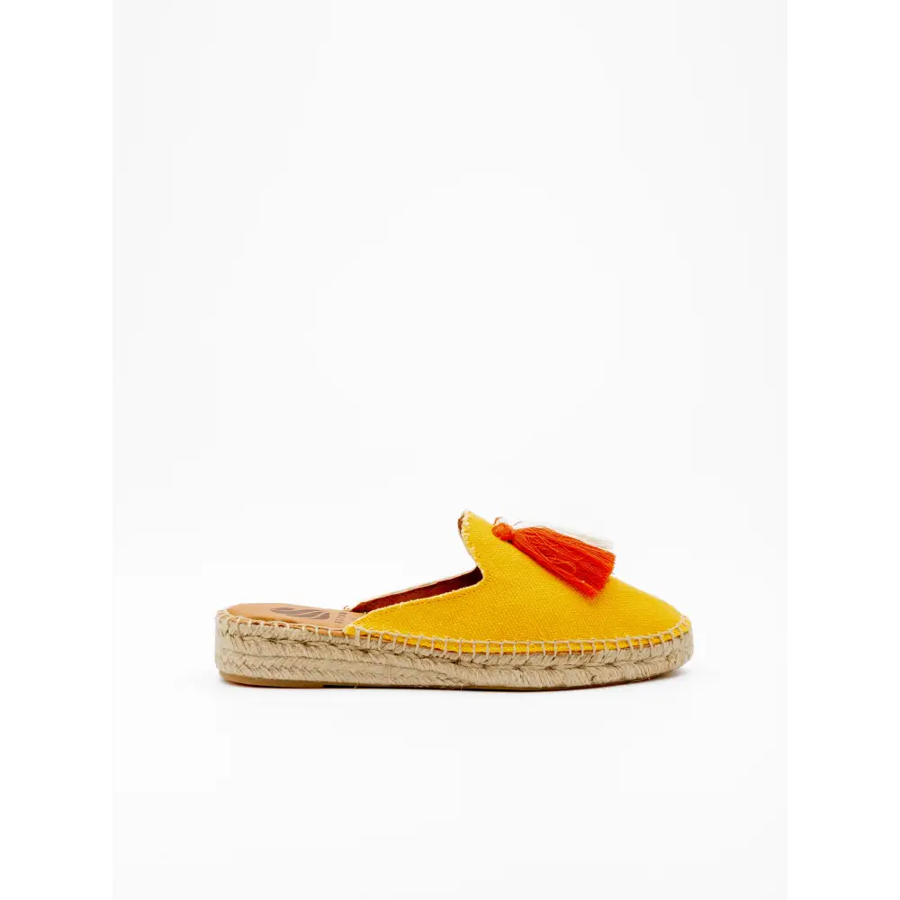 SOUKY ALPARGATA PLANA AMARILLO - alpargata plana