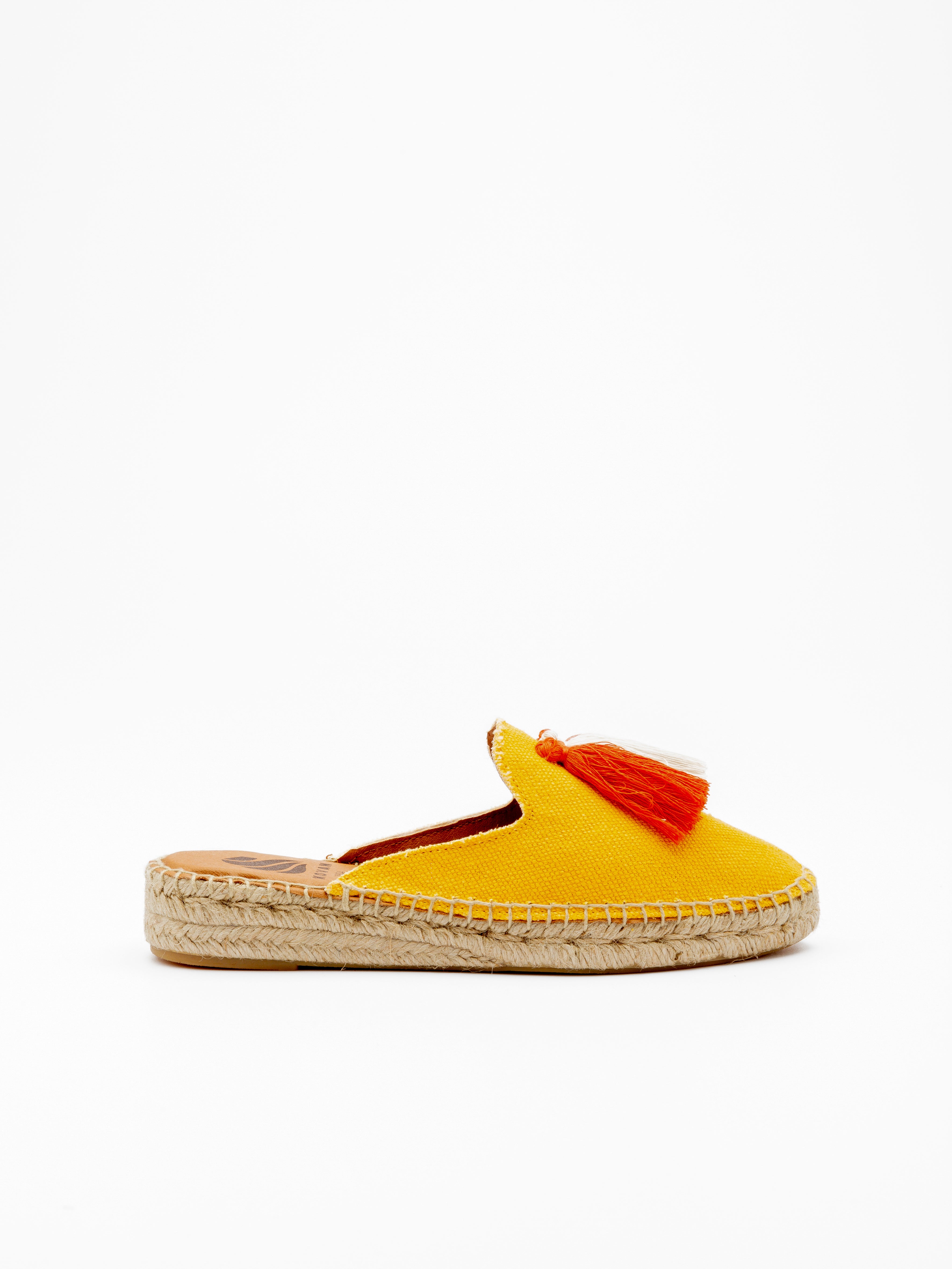 SOUKY YELLOW FLAT ESPADRILLE